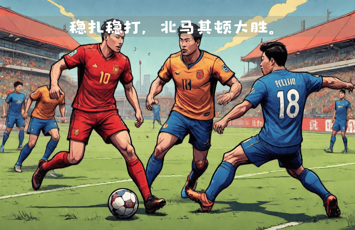 马其顿队在比赛中攻守兼顾,取得胜利 马其顿队在比赛中攻守兼顾,取得胜利