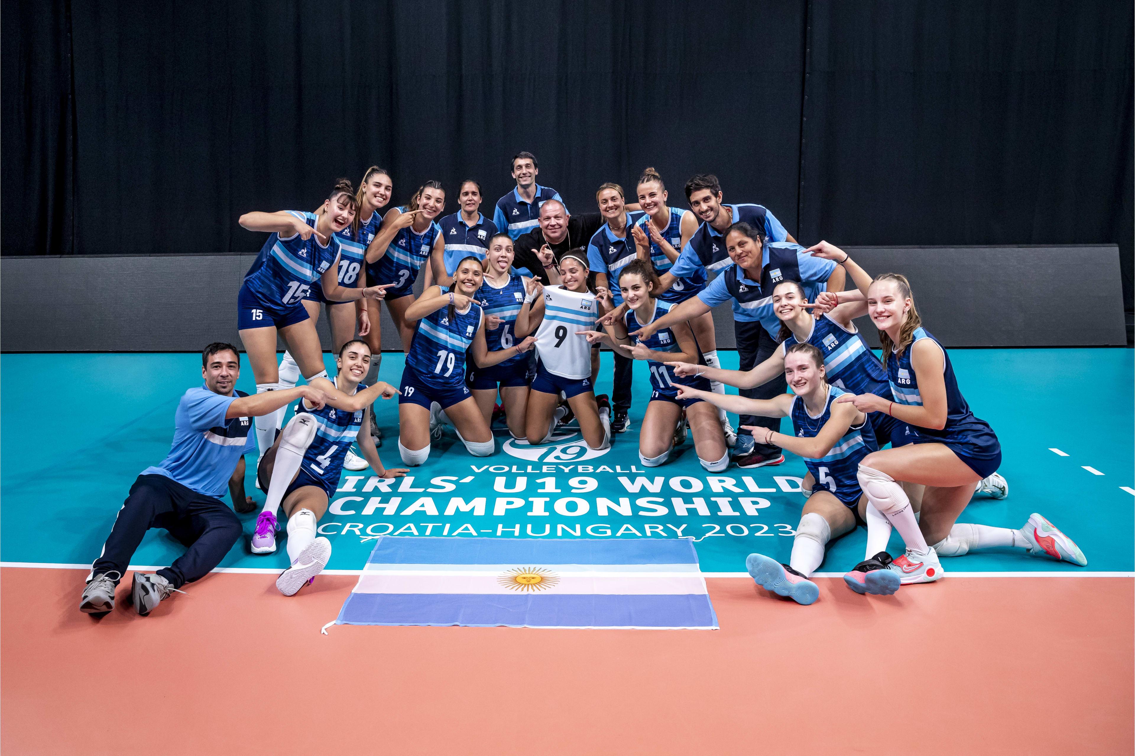 阿根廷代表团在排球比赛中取得胜利