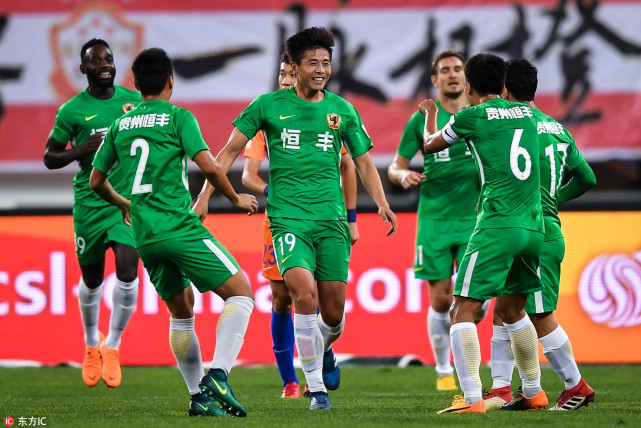 国安主场大胜贵州恒丰，保持不败态势